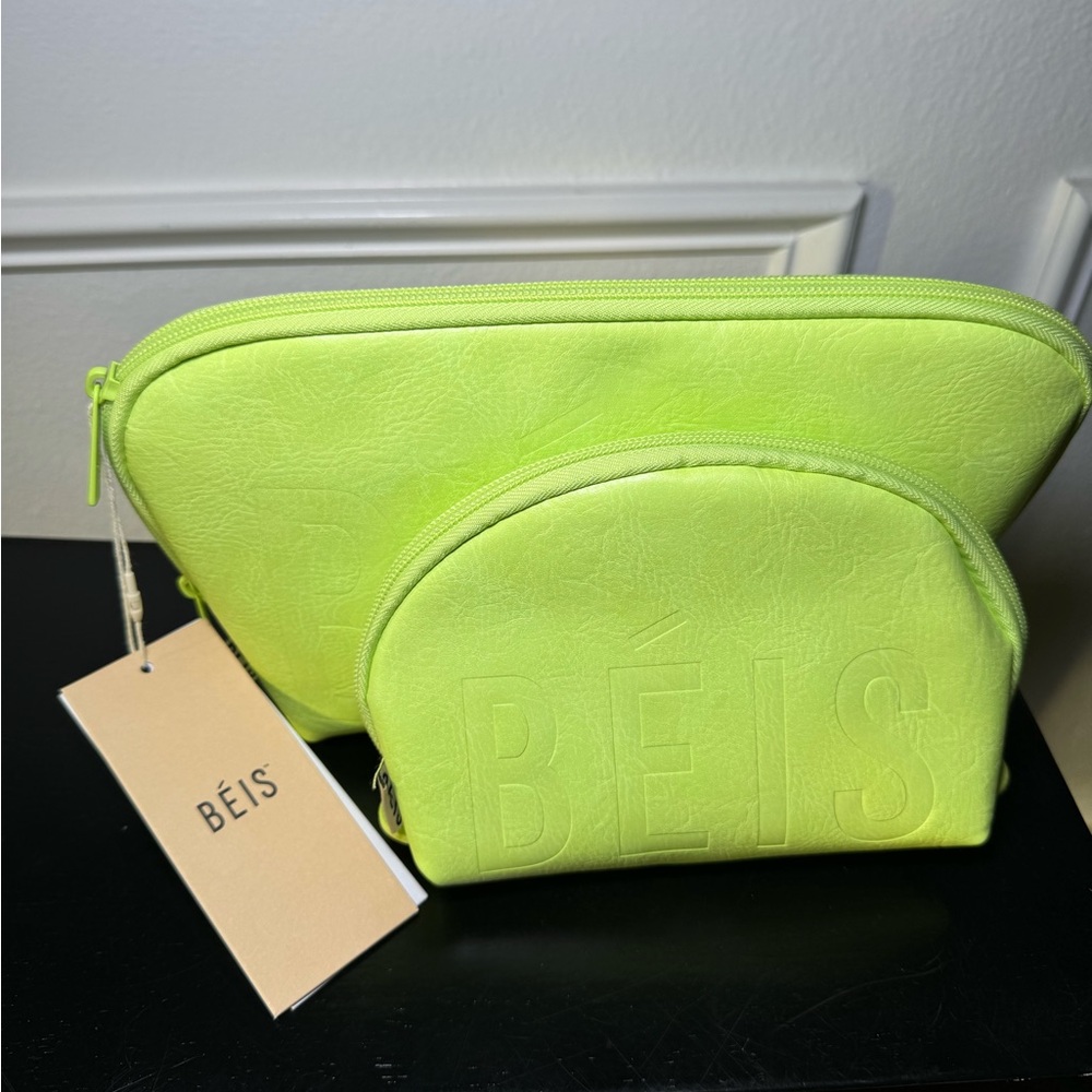 BÉIS Cosmetic Pouch Set in Citron